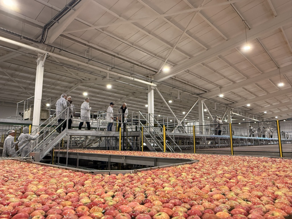 Recorrido por las instalaciones durante el hito